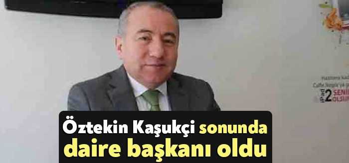 Kocaeli Büyükşehir Belediye Başkanlığı bünyesinde görev yapan Öztekin Kaşukçi, daire