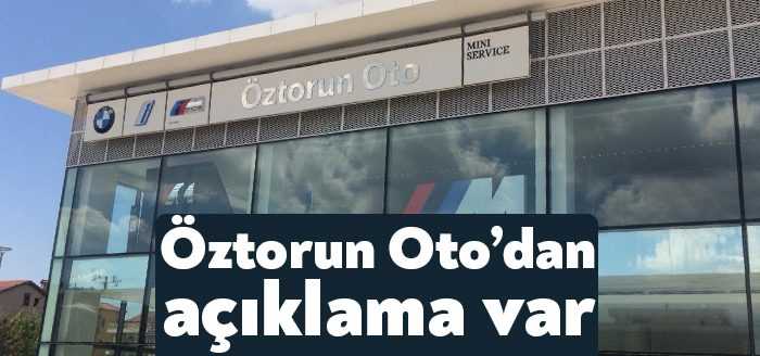 Gazetemizde yayınlanan ve şirket adı verilmeyen “Kocaeli BMW servisinde 2