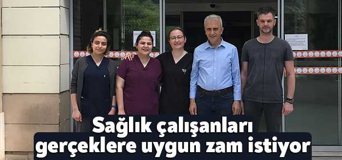 Türk Sağlık Sen Kocaeli Şube yöneticileri SBU Darıca Eğitim Araştırma