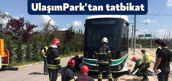 UlaşımPark A.Ş. Genel Müdürlüğünde gerçekleştirilen tatbikat başarıyla sonuçlandı.