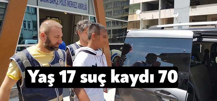  Kocaeli'de hırsızlık suçundan aranan ve polis ekiplerinin kovalamacası neticesinde yakalanan