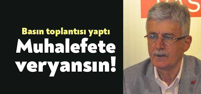 AK Parti Kocaeli İl Başkanı Mehmet Ellibeş, yaptığı basın toplantısında