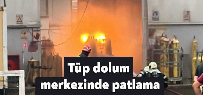 Kocaeli’nin Başiskele ilçesinde bulunan tüp dolum merkezinde oksijen tüpleri patladı.