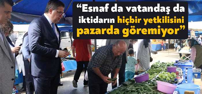 CHP’nin ziyaret ettiği Gölcük Çarşamba Pazarı'nın ardından açıklama yapan CHP