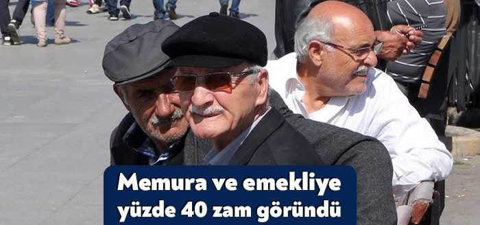 Memur ve emeklilerin temmuzda enflasyon farkı dahil yüzde 39-40 aralığında