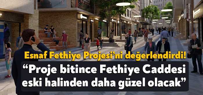 İzmit Belediyesi'nin hummalı bir şekilde çalışmalarını gerçekleştirdiği Fethiye Caddesi ve