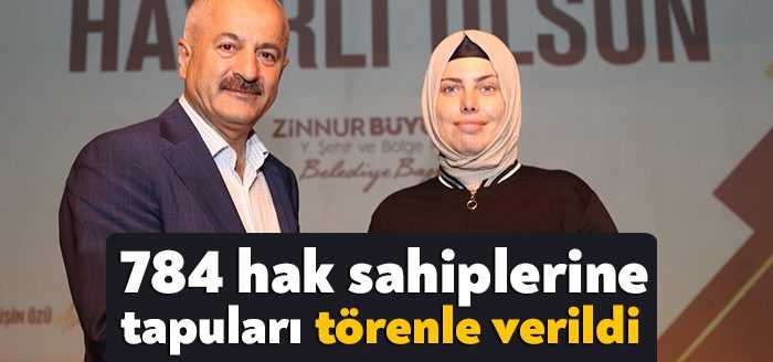 Gebze'de imar şuyulandırma çalışmalarının tamamlandığı Balçık ve Denizli mahallerindeki 784