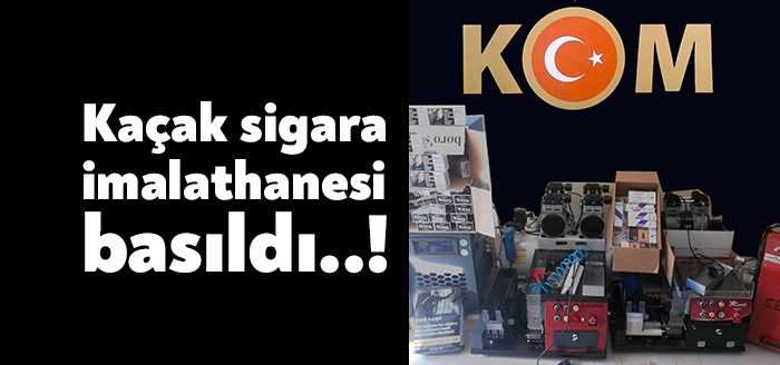 İzmit’te polis ekiplerince bir depoda yapılan aramalarda çok sayıda gümrük