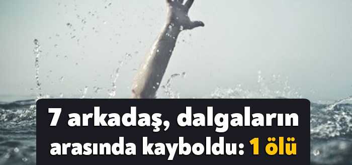 Kandıra Kumcağız sahilinde denizde yüzen 7 arkadaş boğulma tehlikesi geçirirken