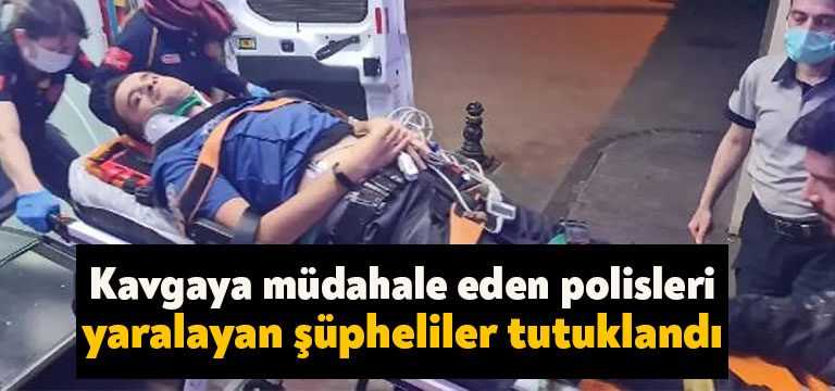 Kocaeli'nin Başiskele ilçesinde, kavgaya müdahale eden 2 polisi yaralayan 3