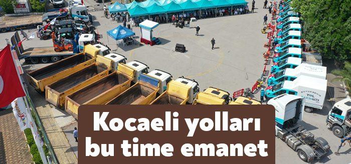 Kocaeli Büyükşehir’in Kocaeli’nin 12 ilçesinde yolların acil ihtiyaçlarına cevap verecek