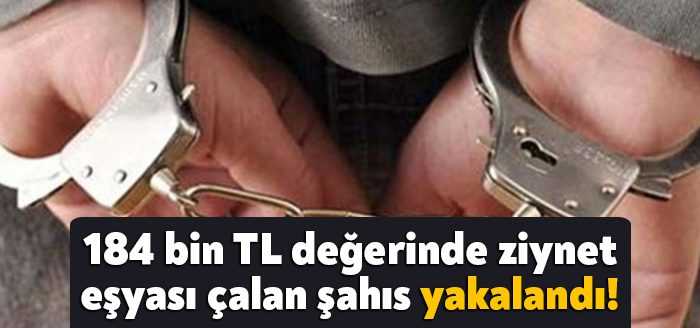 Kocaeli'de 4 farklı adreste 184 bin TL değerinde ziynet eşyası