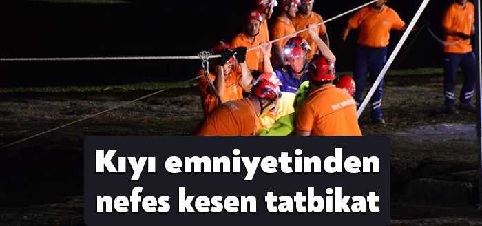 Kocaeli'de, Ulaştırma ve Altyapı Bakanlığı Kıyı Emniyeti Genel Müdürlüğü tarafından
