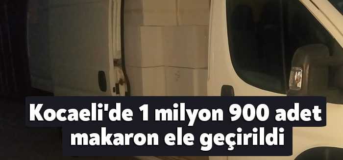 Kocaeli TEM Otoyolu'nda durdurulan bir araçta yapılan aramada 1 milyon