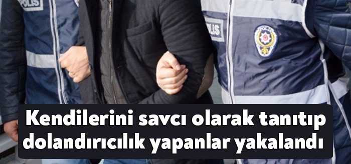 Kocaeli’de kendini Cumhuriyet Savcısı olarak tanıtarak dolandırıcılık yaptığı belirlenen 2