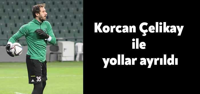 Kocaelispor’da kaleci Korcan Çelikay’ın sözleşmesi karşılıklı olarak feshedildi.
