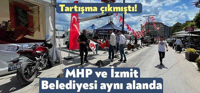 İzmit Kaymakamlığı’ndan bugün için Kent Meydanı’nda konser izni alan MHP