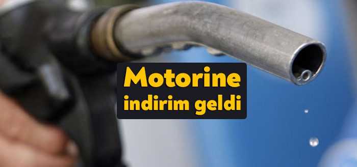 Motorin fiyatlarına 2 lira 90 kuruş indirim yapıldı. İndirim gece