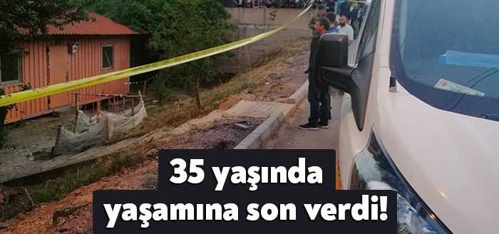 Derince Fatih Mahallesi’nde prefabrik evde tek başına yaşadığı öğrenilen 35