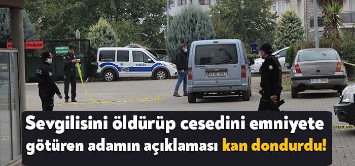 Kocaeli'de sevgilisini öldürerek cesedini ticari taksiyle emniyete götüren sanık, ilk
