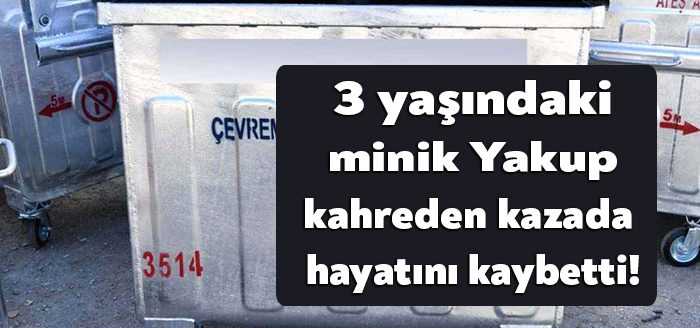 İzmit Serdar Mahallesi’nde yokuş aşağı gelen konteynerin altında kalan 3