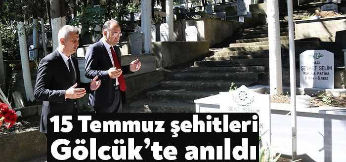 Gölcük’te 15 Temmuz Demokrasi ve Milli Birlik Günü münasebetiyle şehitler