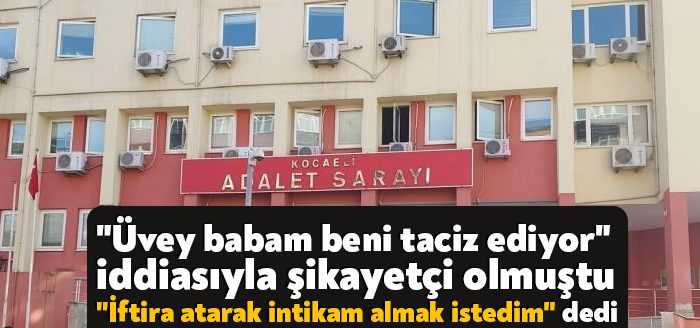 Kocaeli'de üvey babasının kendisine cinsel istismar uyguladığını iddia eden genç