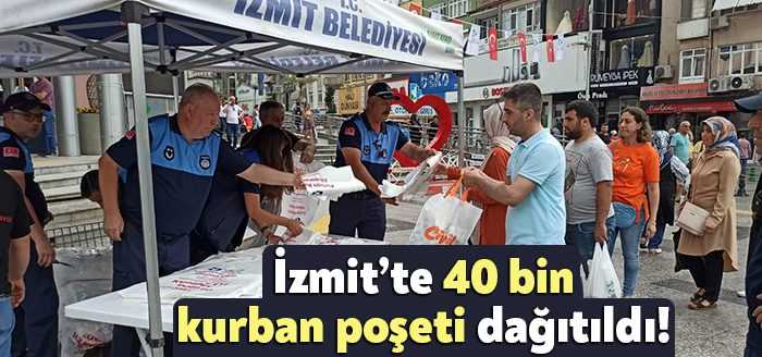 İzmit Belediyesi, Kurban Bayramı öncesi ilçe genelinde vatandaşlara yönelik 40