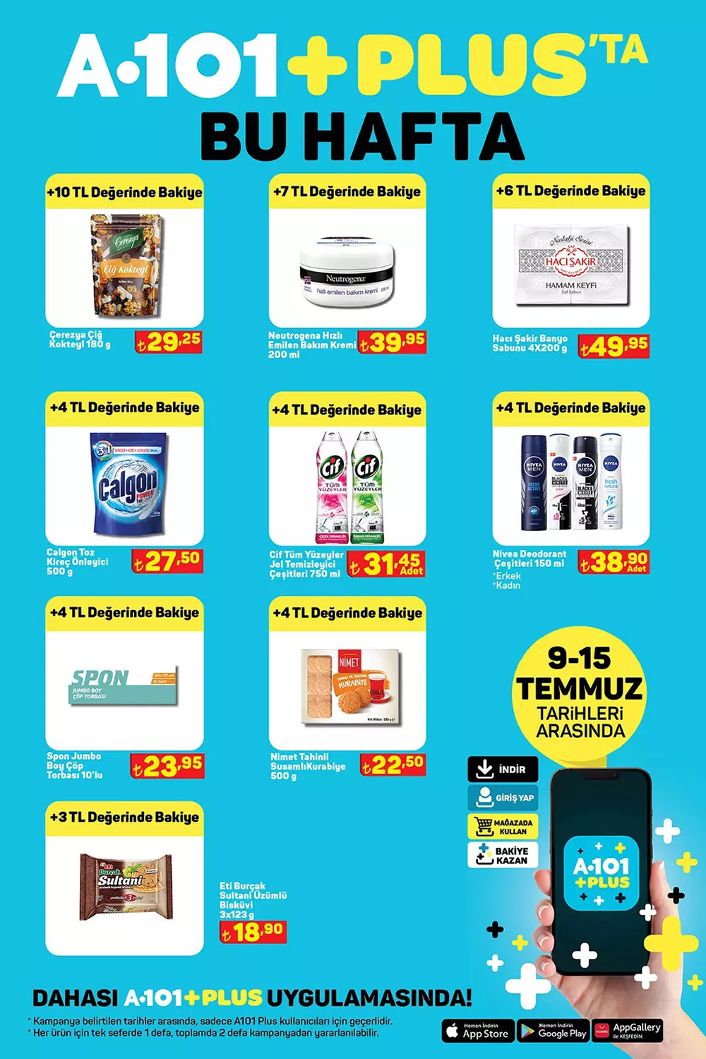 A 101 9 15 Temmuz 2022 Katalogu. Bu hafta A 101 9 15 Temmuz Katalogu 3