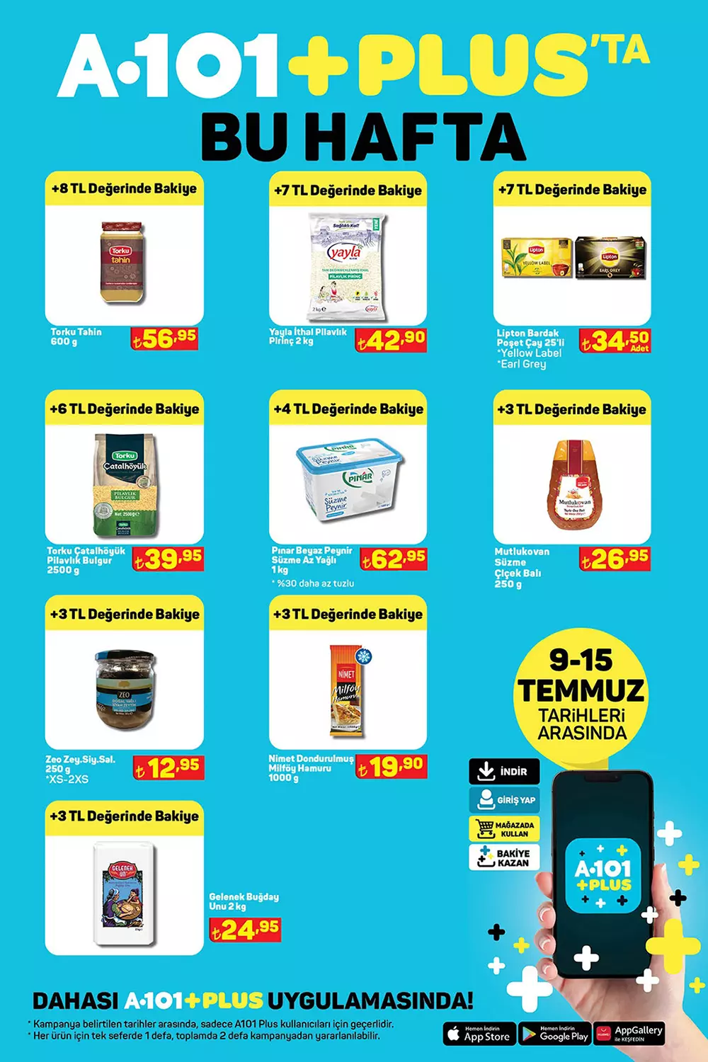 A 101 9 15Temmuz 2022 Katalogu. Bu hafta A 101 9 15 Temmuz Katalogu