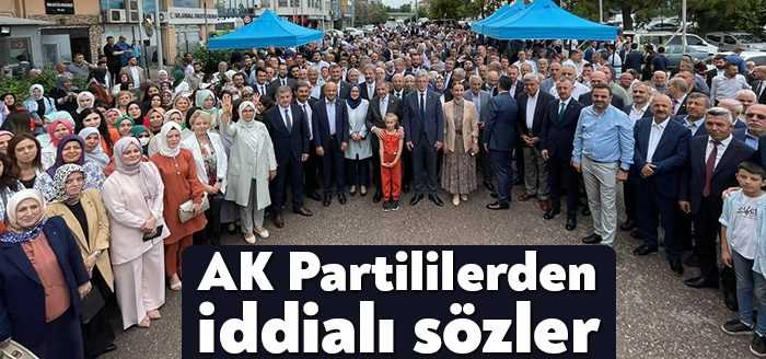 AK Parti Kocaeli İl Teşkilatı'nın bayramlaşmasında siyasetçiler sandıkları patlatacaklarını iddia