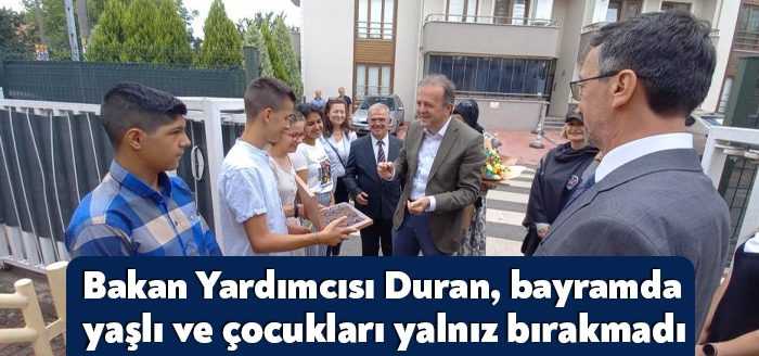 Aile ve Sosyal Hizmetler Bakan Yardımcısı Rıdvan Duran, Kocaeli’de bulunan