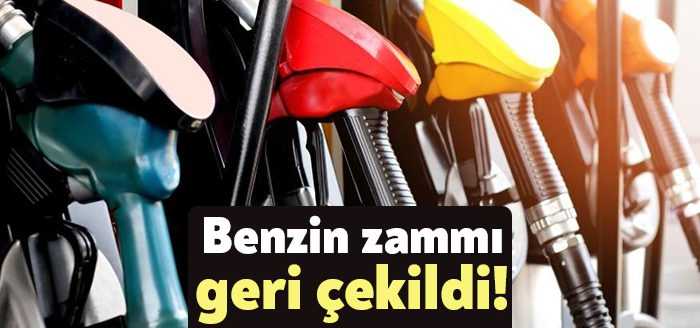 Benzinin litre fiyatına bu gece 96 kuruş zam bekleniyordu ancak