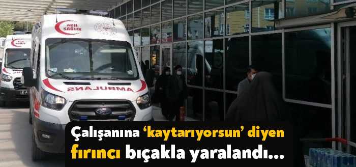 Kocaeli'de fırıncı ile çalışan arasındaki tartışma kanlı bitti. Çalışanına işten