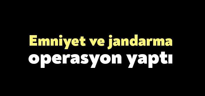 Kocaeli İl Emniyet Müdürlüğü Narkotik Suçlarla Mücadele ekipleri ve Kocaeli