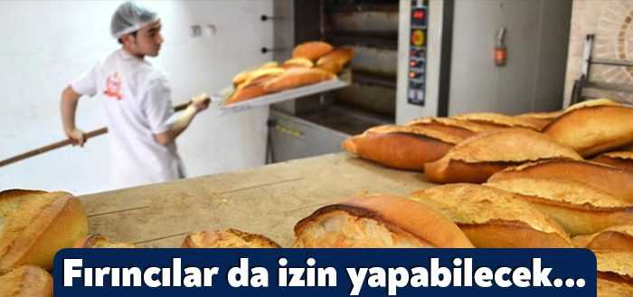 Kocaeli Fırıncılar Odası, fırında çalışan işçilerin hakkı olan hafta tatillerine