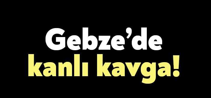 Kocaeli’nin Gebze ilçesinde kent meydanında iki kişi arasında çıkan tartışma