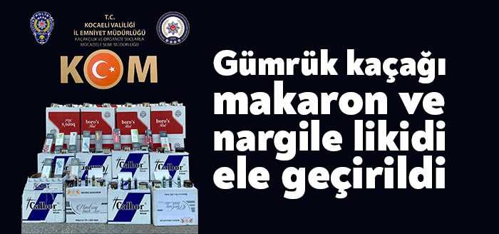 Kocaeli İl Emniyet Müdürlüğüne bağlı ekipler tarafından İzmit’te bir iş