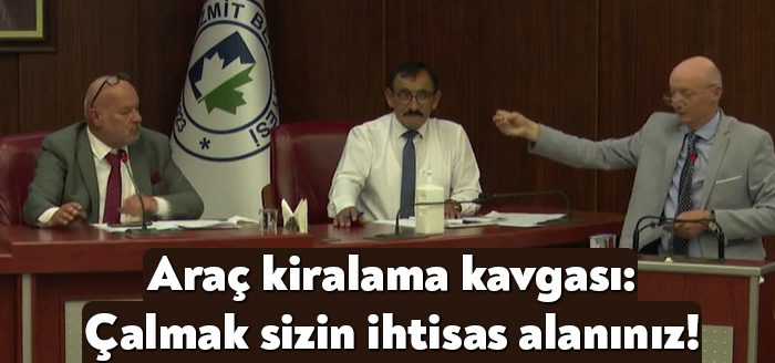 İzmit Belediye Meclisi’nde AK Partililerin araç satın almak için kredi