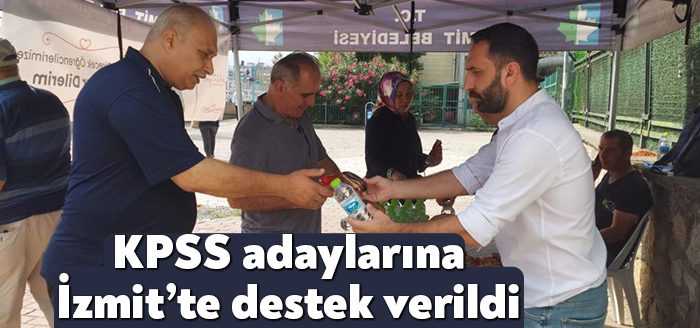 İzmit Belediyesi, Kamu Personel Seçme Sınavı’na giren adayları yalnız bırakmayarak