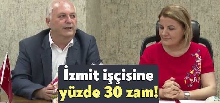 İzmit Belediyesi ile Genel İş Sendikası arasında ara zam anlaşması