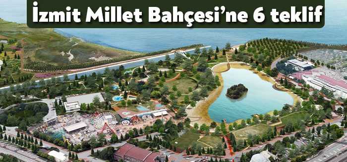 Kocaeli Fuar Alanı’na yapılacak olan İzmit Millet Bahçesi yapım işine