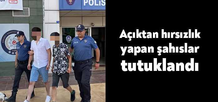 Kocaeli’nin İzmit ilçesinde açıktan hırsızlık suçunun yanı sıra sahte araç