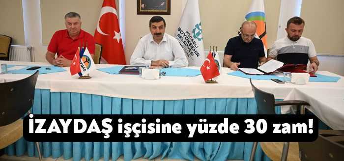 TES-İŞ Sendikası'nın örgütlü olduğu Kocaeli Büyükşehir Belediyesi iştiraki İZAYDAŞ'ta işçi