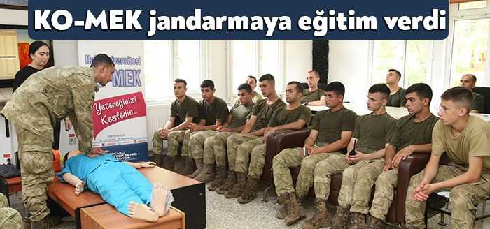 Hayati önem taşıyan ilk yardımı öğrenen jandarma personeli yaşanabilecek olası