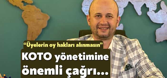 KOTO Başkan Adayı İbrahim Bıyıklı, Kocaeli Ticaret Odası üyelerinin aidat