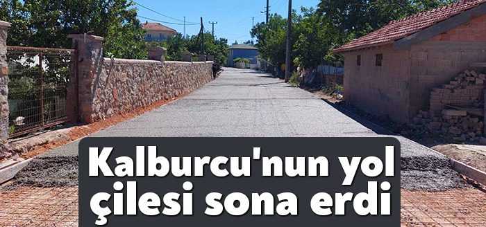 Kocaeli Büyükşehir, Körfez Kalburucu Köyü içerisinde doğalgaz hattı döşenmesi sebebiyle