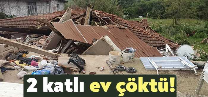 Kandıra Bozburun Mahallesinde iki katlı evde meydana gelen göçükte ölen