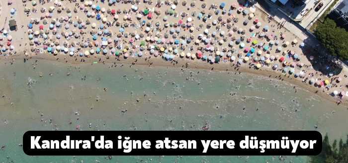 Karadeniz’in Bodrum’u olarak adlandırılan Kocaeli’nin Kandıra ilçesinde nüfus, hafta sonları