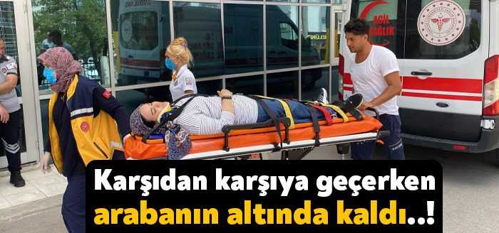Kocaeli’nin Gebze ilçesinde yolun karşısına geçmek isterken bir aracın çarptığı